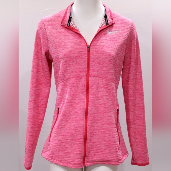 Nike Golf | Dri-Fit Vibrant Pink Full-Zip - Picture 1 of 9
